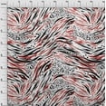 thumbnail image 4 of oneOone Polyester Lycra Red Fabric Animal Skin Fabric For Sewing Printed Craft Fabric By The Yard 56 Inch Wide, 4 of 6
