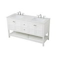 thumbnail image 4 of 60 inch Single Bathroom Vanity in White, 4 of 8