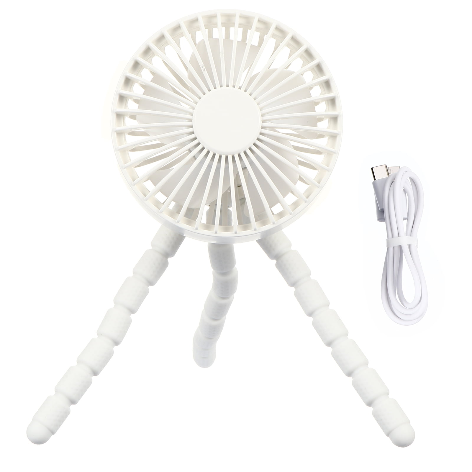 Flexible Tripod Fan Silent Rechargeable Outdoor Cooling Fan Portable