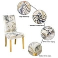 thumbnail image 4 of Printed Dining Chair Cover,Set of 2/4/6 Chair Slipcover Universal Removable Washable Anti-Dust Soft Furniture Protector Stretch Parsons Chair Protector for Living Room Hotel Banquet Decor-2-B, 4 of 9