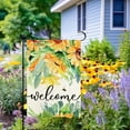thumbnail image 2 of Sunflowers Welcome Garden Flag Hello Summer Yard Flag 12.5 x 18 Vertical Double Sided Welcome Holiday Outside Decorations Burlap Yard Flag, 2 of 6