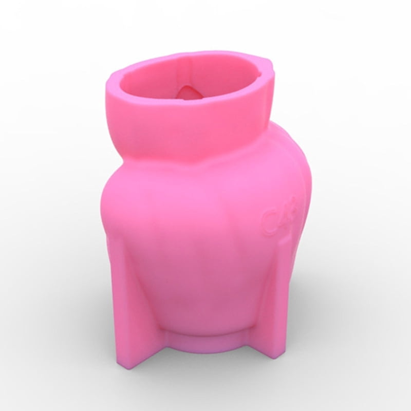 Cute Girl Flowerpot Epoxy Resin Mold Plant Pot Concrete Plaster Silicone Mould
