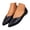 Black, variant on Dakaela Women's Dress Flats Pointed Toe Ballet Slip on Casual Flat Shoes Comfortable Shiny Penny Loafers Wedding Walking Shoe Size 6-10 Black