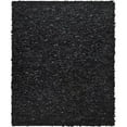 thumbnail image 3 of SAFAVIEH Mariam Leather Shag Area Rug, Black, 8' x 10', 3 of 3