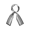 thumbnail image 1 of INSPIRE CHIC Women's Skinny Scarves Stripe Neck Wraps Neckerchief Ribbon Hairband Black L, 1 of 5