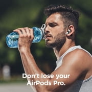 elago AirPods Pro Ear Hooks for AirPods Pro, AirPods Pro 2nd Gen, AirPods 3rd, AirPods 1 & 2 (Black) - AirPods EarHooks hold your AirPods securely, Great for fitness activities
