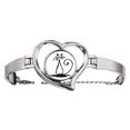 thumbnail image 1 of Curly Tail Cat Smile sentarse linea Pulsera pulsera de joyería en forma de corazón Unbranded M, 1 of 3