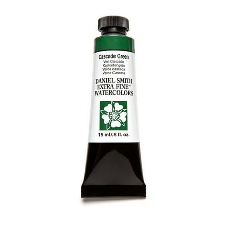 Green Watercolour - DANIEL SMITH / JJC LLC 284600142 DANIEL SMITH XF WATERCOLOR 15ML CASCADE GREEN