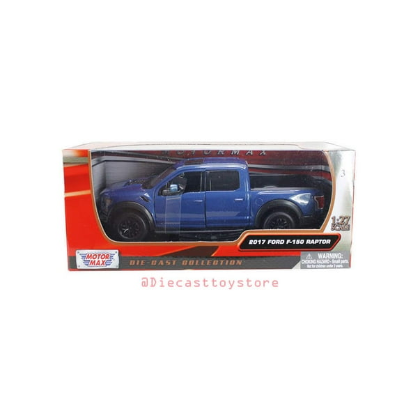 Motor Max 1:27 W/B - 2017 Ford F-150 Raptor (Blue)