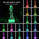 thumbnail image 4 of Luz LED 3D con 16 colores cambiantes y control remoto - Diseño Dark Voyager para decoración de dormitorio, regalo de Navidad o cumpleaños para niños, 4 of 5