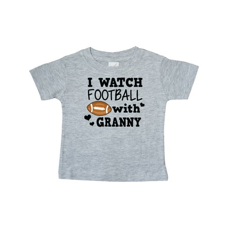 

Inktastic I Watch Football with My Granny Gift Baby Boy T-Shirt