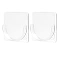 thumbnail image 6 of Fmxomd Shower Rod Holder with Strong Adhesive, 2 Pack Shower Curtain Rod Holder for Wall, Tension Curtain Rod Bracket No Drilling (Rod not Included), 6 of 8