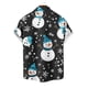 thumbnail image 5 of Blusa y camisa de manga corta con cuello vuelto para hombre, blusa informal de moda con cuello vuelto, blusa estampada de manga corta con botones, blusa de poliéster para hombre, 5 of 6