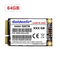 thumbnail image 1 of Goldenfir Msata 1.8 pulgadas SSD Disco duro interno de estado sólido SSD Msata para computadora portátil PC, 64GB Speravity EL2779-03B, 1 of 2
