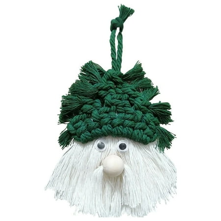 

Hand Knitted Santa Pendant Christmas Tree Decoration Pendant Gift Cute Santa Home Decoration Hot Sale Clearance
