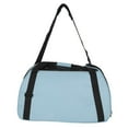 thumbnail image 7 of Cat Carrier Bag, 16.7" x 8" x 11" Soft-Sided Pet Travel Size Carrier Bag with Breathable Mesh, Adjustable Safe Sling Carrier Bag for Small-Medium Sized Cats Dogs Pets up to 13 lbs, Blue, S, S8850, 7 of 7