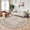 Beige Brown, variant on UERMEI 5'x7' Washable Area Rugs for Living Room, Vintage Floral Boho Printed Carpet, Non Slip Indoor Rug for Bedroom Home Decor Carpets - Brown