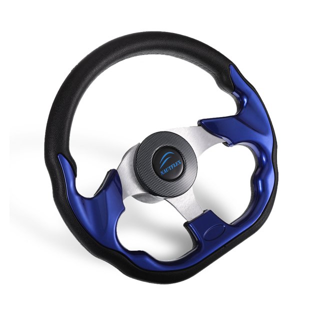 QualitChoice Boat Steering Wheel Alloy Center Cap Non-directional 3 Spokes Helm Fishing Boats Kayak Hardware Part Accessories