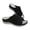 A Black, variant on Wovix Women Trendy Sandals Wedge Shoes Open Toe Platform Walking Slip On Classic Casual Indoor Outdoor Shoes