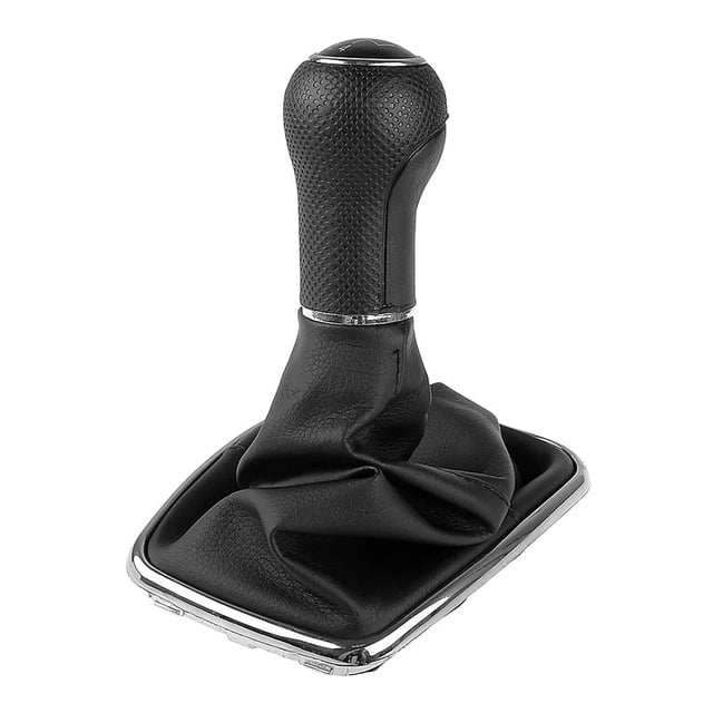 Scienceny Palanca de cambios de 5 velocidades, perilla de cambio, bota Gaitor con cubierta a prueba de polvo para Golf Bora GTi MK4 Automoción decorativa y accesorios Scienceny VI006859-00