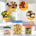 thumbnail image 3 of BIEAMA 4 Pack Food Storage Containers, 6 Quart with Lids, Square Commercial Containers with Scale, NSF, Polycarbonate, Clear, 3 of 9
