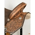 thumbnail image 6 of 15 Flex Tree Western Horse Saddle American Leather Barrel Trail Hilason, 6 of 7