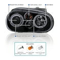 thumbnail image 3 of Spec-D Tuning Black Smoke Dual Halo Projector Headlights Compatible with 1999-2006 Volkswagen Golf, Golf GTI VW MK4 Left + Right Pair Headlamps Assembly, 3 of 7