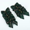 thumbnail image 2 of 10PCS Christmas Bows Multiple Style – Tree Garland Accessories for Party and Holiday Decor – Multi-purpose Bow Collection for Seasonal Display,GN2, 2 of 9