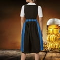 thumbnail image 4 of Landzoo One German Oktoberfest Women's Laced Half Apron Clothes Bavarian Traditional Dirndl Style Waist Tied Adjustable Party Outfit Cozy Stylish Basic Clothes, 4 of 8