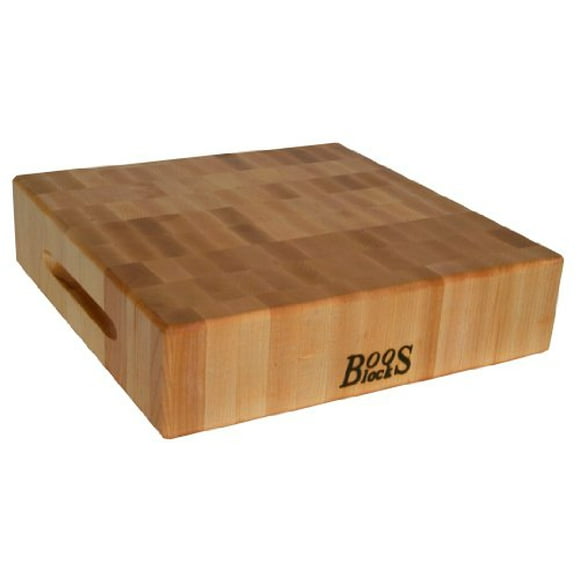 John Boos 18 by 18 by 3-Inch End Grain Maple Chopping Block