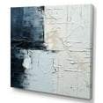 thumbnail image 2 of Designart "Monochrome Paint Minimalist Corner I" Coastal Wall Art Living Room, 2 of 7