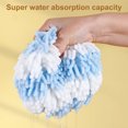 thumbnail image 4 of Chenille Hand Towels for Bathroom 、Kitchen and Bedroom |Hanging Hand Drying Towel with Button Loop | Funny Hedgehog Hand Towel, 4 of 8