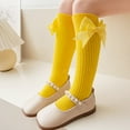thumbnail image 6 of CAIXIA Bow Girls Knee High Socks Cotton School Uniform Dress Long Socks for Girls, 6 of 6