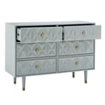 thumbnail image 4 of Linon Geo 6-Drawer Texture Dresser, Multiple Finishes, 4 of 12