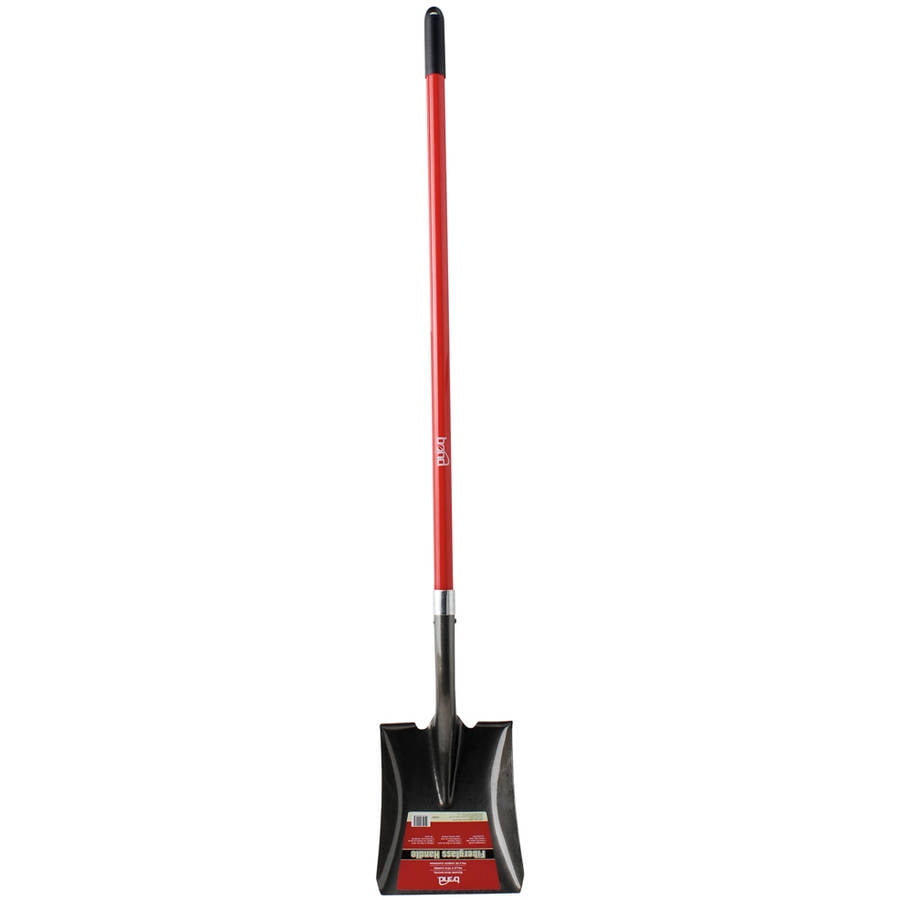 Bond LH003 58" Square Point Shovel With Fiberglass Handle