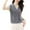 Gray, variant on Women's Sweaters Cable Button Down Vest Jacket Fall Fashion Basic Cardigans Winter Clothes Red Free Size