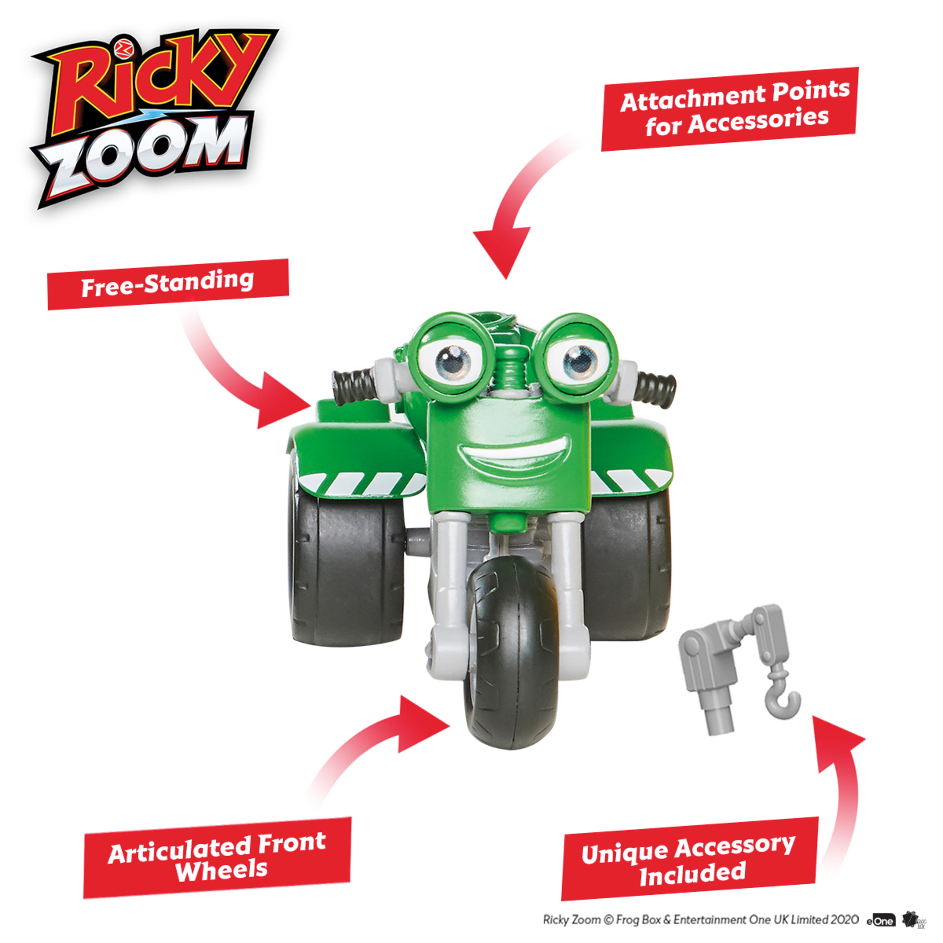 Motocyclette électronique Ricky Zoom - Bizak — Juguetesland