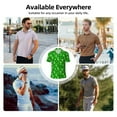 thumbnail image 5 of Logiee St Patrick's Day2 Print Mens Polo Shirts,Mens Golf Polo Shirts,Short Sleeve Casual Polo Shirts for Men,Summer Fashion Beach Shirts-3X-Large, 5 of 6