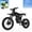 GT73, variant on Riding’times GT73 Pro Electric Bike,3000W Dual Motor,338NM electric motorcycle for adult,60V 36Ah Battery 25"×3" Tires Hydraulic Brakes UL2849