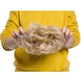 thumbnail image 3 of Mode Désordonné Extensions de Pain de Cheveux Scrunchies Morceaux de Cheveux Donut Updo Queue de Cheval pour les Femmes, 3 of 6