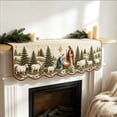 thumbnail image 5 of Dongrens Nativity Scene Christmas Mantel Scarf, Holy Family Fireplace Decoration, 18x74.8 Inch, 5 of 6