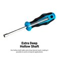 thumbnail image 4 of Capri Tools Kontour Nut Driver Set, 3-Inch Hollow Shaft, Metric, 7-Piece, 4 of 7