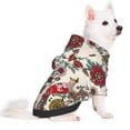 thumbnail image 2 of Xecao Dark Enchanted Flowers And Birds Pattern Sweatshirts Winter Pet Dog Hoodie Puppy Coat Dog Sweaters Dog Clothes with Hat Dog Clothes Costume Outfit,Small Pets Wear-Large, 2 of 7