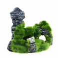 thumbnail image 1 of Artificial Moss Rock Cave Fish Tank Aquarium Decoration Random, 1 of 7