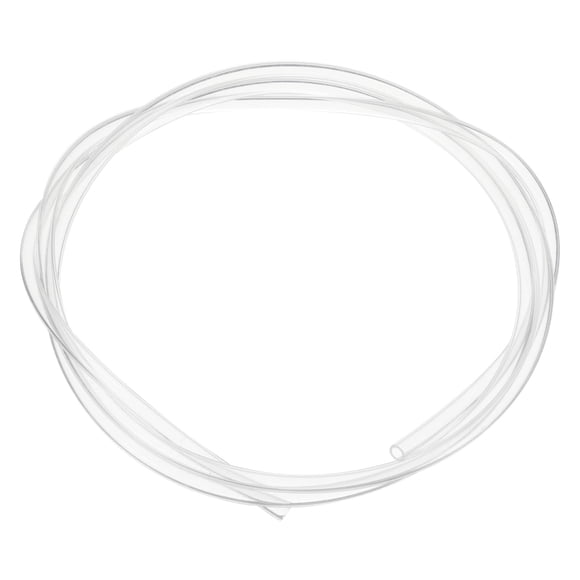 Unique Bargains PTFE Tubing Hose 3.25ft Long, 2.5mm ID 4mm OD High Temperature Tube, Insulating 40D Printer Hose White for Convey