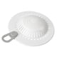 thumbnail image 2 of Colador de desagüe para fregadero de ducha redondo portátil, colector de pelo para lavabo e inodoro Blanco, 2 of 5