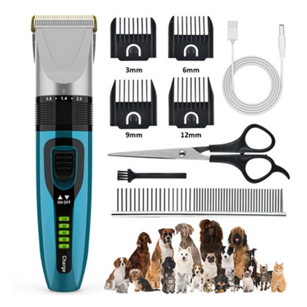 Cortadora de cabello eléctrica para hombres, cuchilla de cerámica profesional de acero inoxidable con pilas Zhivalor 220188-2