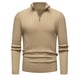 thumbnail image 2 of pstuiky camisas de manga larga para hombre, Suéter informal de manga larga con cuello alto y cremallera lisa para hombre tops de invierno para hombre xxxl, 2 of 9