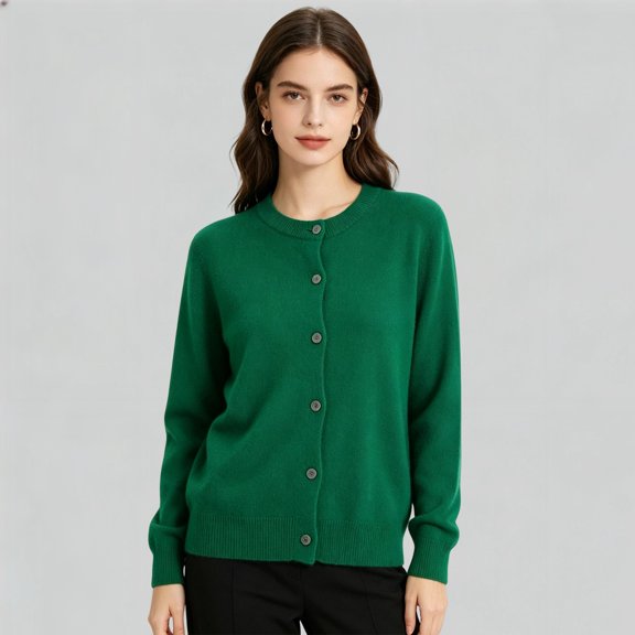 Kingdiese Womens Elegant Cardigan Knit Top For All Season Comfort With Soft And Lightweight Fit Dressy Cardigan Sweaters Women, Size L