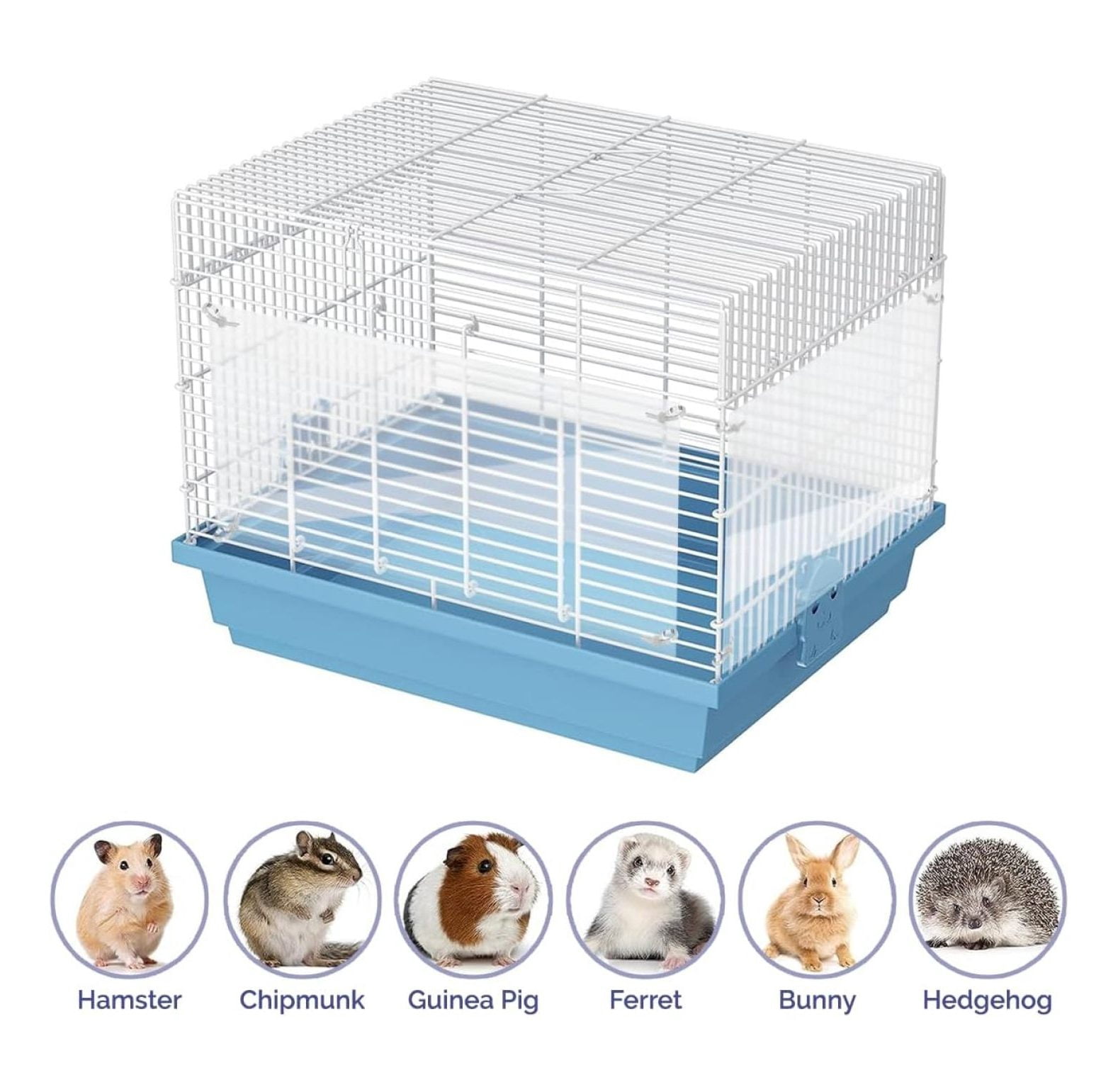 Urine Scatter Guard (8 Pack) for Cage - Clear and Bendable - Keep Bedding and Litter in Cage - Used for Guinea Pigs, Hedgehogs, Hamsters, Chinchillas, Rabbits, Reptiles and Other Small Animals